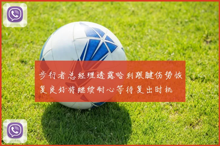步行者总经理透露哈利跟腱伤势恢复良好将继续耐心等待复出时机